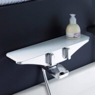 Hansa Emotion opbouw bad thermostaatkraan 2 verbruikers chroom wit 5864217182