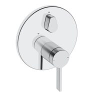 Hansa Loft eengreeps inbouw mengkraan voor bad 2 verbruikers chroom 87723003