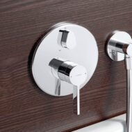 Hansa Loft eengreeps inbouw mengkraan voor bad 2 verbruikers chroom 87729003