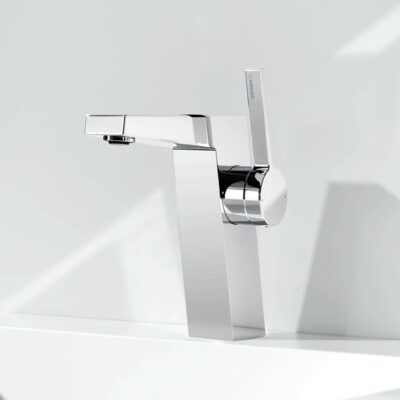 Hansa Loft wastafelkraan met trekstang-afvoergarnituur chroom 57552203 8 Hansa Loft wastafelkraan met trekstang-afvoergarnituur chroom 57552203 8