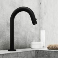 Hansa Nova Style wastafelkraan mat-zwart 5091810133