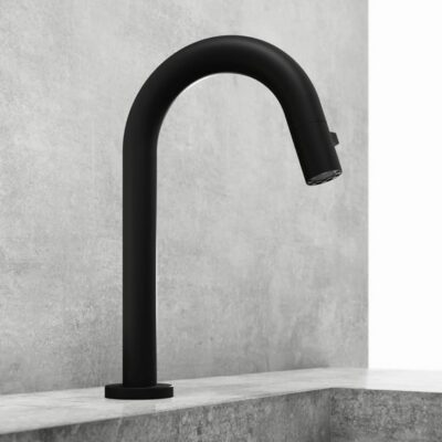 Hansa Nova Style wastafelkraan mat-zwart 5093810133 5