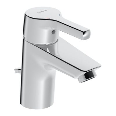 Hansa Paleno wastafelkraan met trekstang-afvoergarnituur chroom 56352203 5