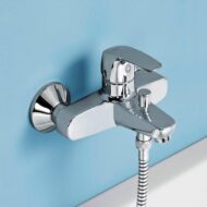 Hansa Pinto eengreeps opbouw badmengkraan 2 verbruikers chroom 45112183