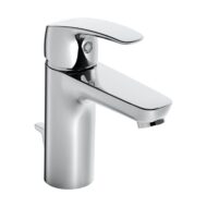 Hansa Pinto wastafelkraan XL met trekstang afvoergarnituur chroom 45012283