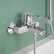 Hansa Polo eengreeps opbouw badmengkraan 2 verbruikers chroom 51442193