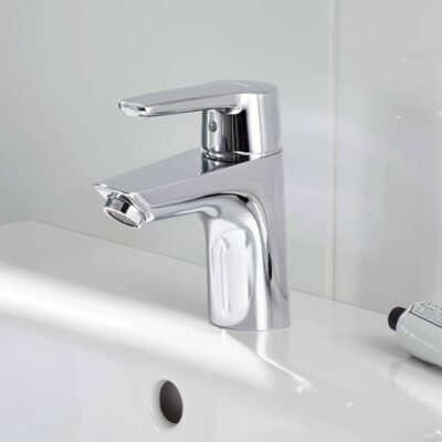 Hansa Polo wastafelkraan met trekstang-afvoergarnituur chroom 51402193 7