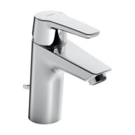 Hansa Polo wastafelkraan met trekstang-afvoergarnituur chroom 51531193