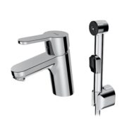 Hansa Primo wastafelkraan met handdouche chroom 49462203