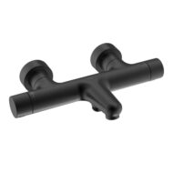 Hansa Prisma opbouw bad thermostaatkraan 2 verbruikers mat-zwart 5810230133