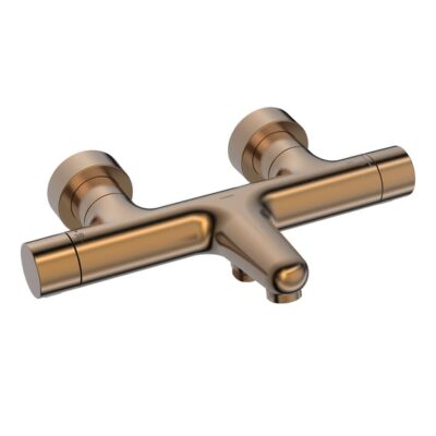 Hansa Prisma opbouw bad thermostaatkraankuip 2 verbruikers brons geborsteld 5810230181 6