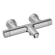 Hansa Prisma opbouw bad thermostaatkraankuip 2 verbruikers rvs geborsteld 5810230180