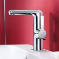 Hansa Ronda wastafelkraan met trekstang-afvoergarnituur chroom 55262203 Hansa Ronda wastafelkraan met trekstang-afvoergarnituur chroom 55262203