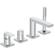 Hansa Stela eenhendel inbouw badrandkraan chroom 57302473