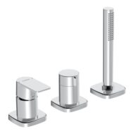 Hansa Stela eenhendel inbouw badrandkraan chroom 57319173