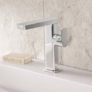 Hansa Stela wastafelkraan met trekstang afvoergarnituur chroom 57152273 3