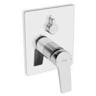 Hansa Twist eengreeps inbouw mengkraan voor bad 2 verbruikers chroom 89843083