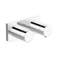 Hansa Universele thermostaat voor bad & douche 2 verbruikers chroom 44539583
