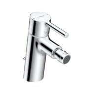 Hansa Vantis bidetkraan met trekstang-afvoergarnituur chroom 52432267