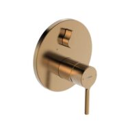 Hansa Vantis eengreeps inbouw mengkraan voor bad & douche 2 verbruikers brons geborsteld 8260906781