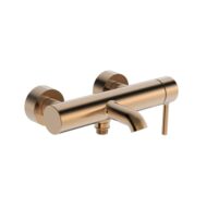 Hansa Vantis Style eengreeps opbouw badmengkraan 2 verbruikers brons geborsteld 5444220781