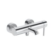 Hansa Vantis Style eengreeps opbouw badmengkraan 2 verbruikers rvs geborsteld 5444220780