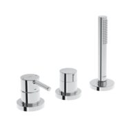 Hansa Vantis Style eenhendel inbouw badrandkraan chroom 54709007