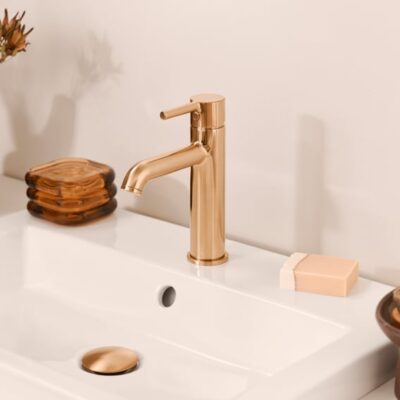 Hansa Vantis Style wastafelkraan brons geborsteld 5437220781 11