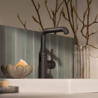 Hansa Vantis Style wastafelkraan hybride batterijgevoed mat-zwart 5460220933 10