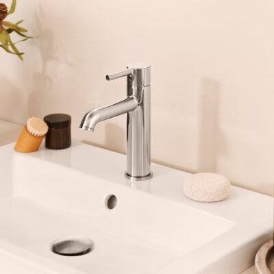 Hansa Vantis Style wastafelkraan rvs geborsteld 5437220780 8