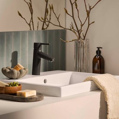 Hansa Vantis wastafelkraan XL mat-zwart 5237226733 8