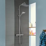 Hansgrohe Croma E thermostatische opbouw regendoucheset met EcoSmart 280 x 170 mm chroom 27660000