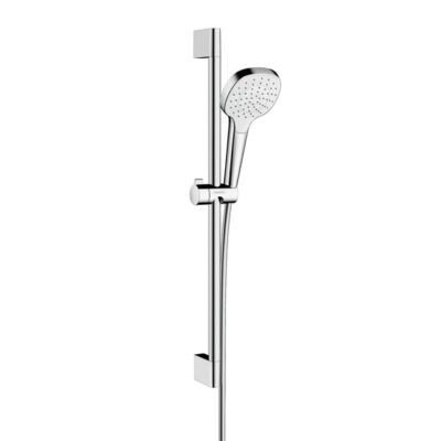 Hansgrohe Croma Select E glijstangset met garnituur 1 straalsoort 650 mm chroom 26584400 5