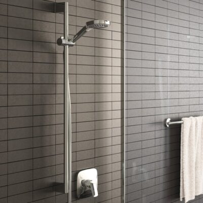 Hansgrohe Croma Select E glijstangset met garnituur 3 straalsoorten 959 mm chroom 26590400 6