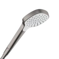 Hansgrohe Croma Select E Handdouche 1 straalsoort zwart chroom geborsteld 26815340