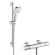 Hansgrohe Croma Select E thermostaat voor douche 1 verbruiker chroom 27081400