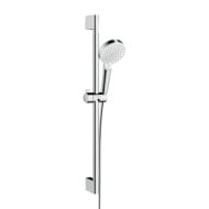 Hansgrohe Crometta glijstangset met garnituur 2 straalsoorten 669 mm chroom wit 26532400