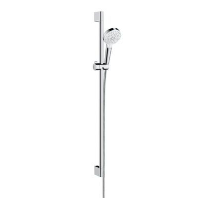 Hansgrohe Crometta glijstangset met garnituur 2 straalsoorten 959 mm chroom wit 26538400 6