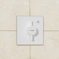 Hansgrohe DuoTurn E eengreeps inbouw douchemengkraan 1 verbruiker mat-wit 75617700