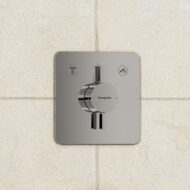 Hansgrohe DuoTurn Q eengreeps inbouw mengkraan voor bad & douche 2 verbruikers chroom 75414000