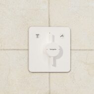 Hansgrohe DuoTurn Q eengreeps inbouw mengkraan voor bad & douche 2 verbruikers mat-wit 75414700