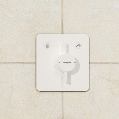 Hansgrohe DuoTurn Q eengreeps inbouw mengkraan voor bad & douche 2 verbruikers mat-wit 75414700 7