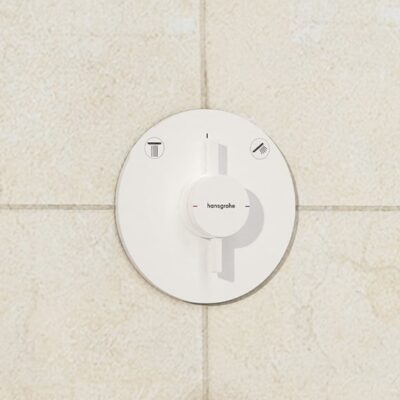 Hansgrohe DuoTurn S eengreeps inbouw mengkraan voor bad & douche 2 verbruikers mat-wit 75418700 8