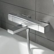 Hansgrohe Ecostat E opbouw bad thermostaatkraan 2 verbruikers chroom 15774000 Hansgrohe Ecostat E opbouw bad thermostaatkraan 2 verbruikers chroom 15774000