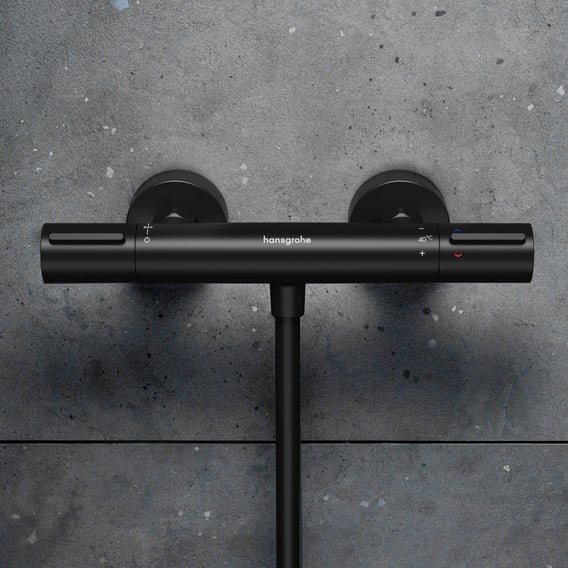 Hansgrohe Ecostat Element thermostaat voor douche 1 verbruiker mat-zwart 13346670 3 Hansgrohe Ecostat Element thermostaat voor douche 1 verbruiker mat-zwart 13346670 3