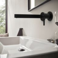 Hansgrohe Finoris eengreeps inbouw wastafelmengkraan met EcoSmart met altijd open afvoer mat-zwart 76050670 Hansgrohe Finoris eengreeps inbouw wastafelmengkraan met EcoSmart met altijd open afvoer mat-zwart 76050670