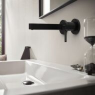 Hansgrohe Finoris eengreeps inbouw wastafelmengkraan met EcoSmart met altijd open afvoer mat-zwart 76051670 Hansgrohe Finoris eengreeps inbouw wastafelmengkraan met EcoSmart met altijd open afvoer mat-zwart 76051670