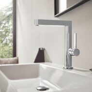 Hansgrohe Finoris wastafelkraan 230 met EcoSmart met afsluitbare afvoerplug push open chroom 76060000 Hansgrohe Finoris wastafelkraan 230 met EcoSmart met afsluitbare afvoerplug push open chroom 76060000