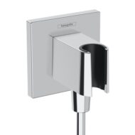 Hansgrohe Fixfit Porter E handdouchehouder met slangverbinding chroom 26889000 Hansgrohe Fixfit Porter E handdouchehouder met slangverbinding chroom 26889000