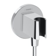 Hansgrohe Fixfit Porter S handdouchehouder met slangverbinding chroom 26888000 Hansgrohe Fixfit Porter S handdouchehouder met slangverbinding chroom 26888000